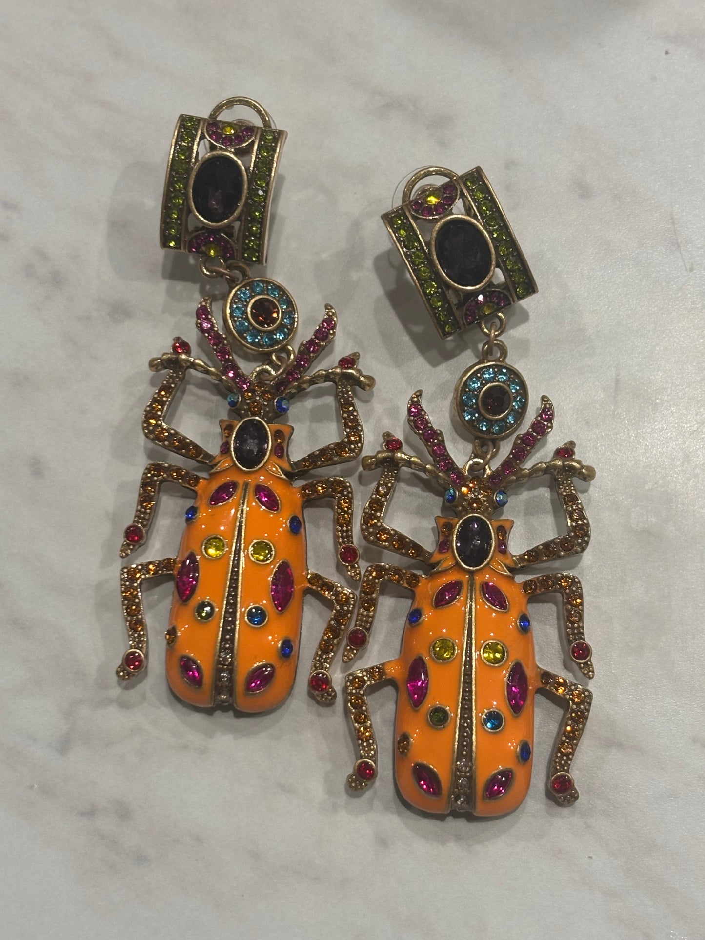 Bedazzled Bug Earrings