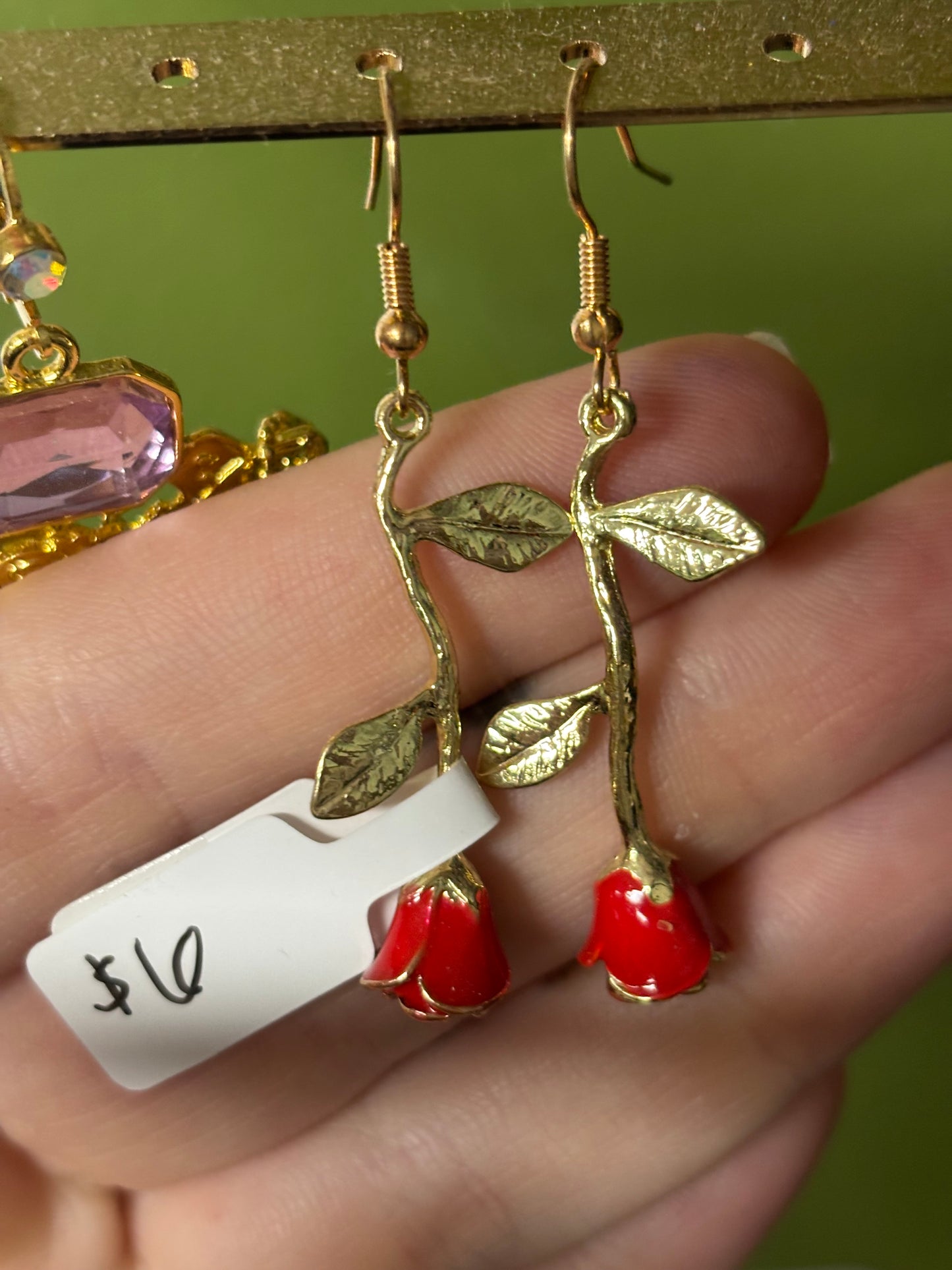 Rose Gold Danglers