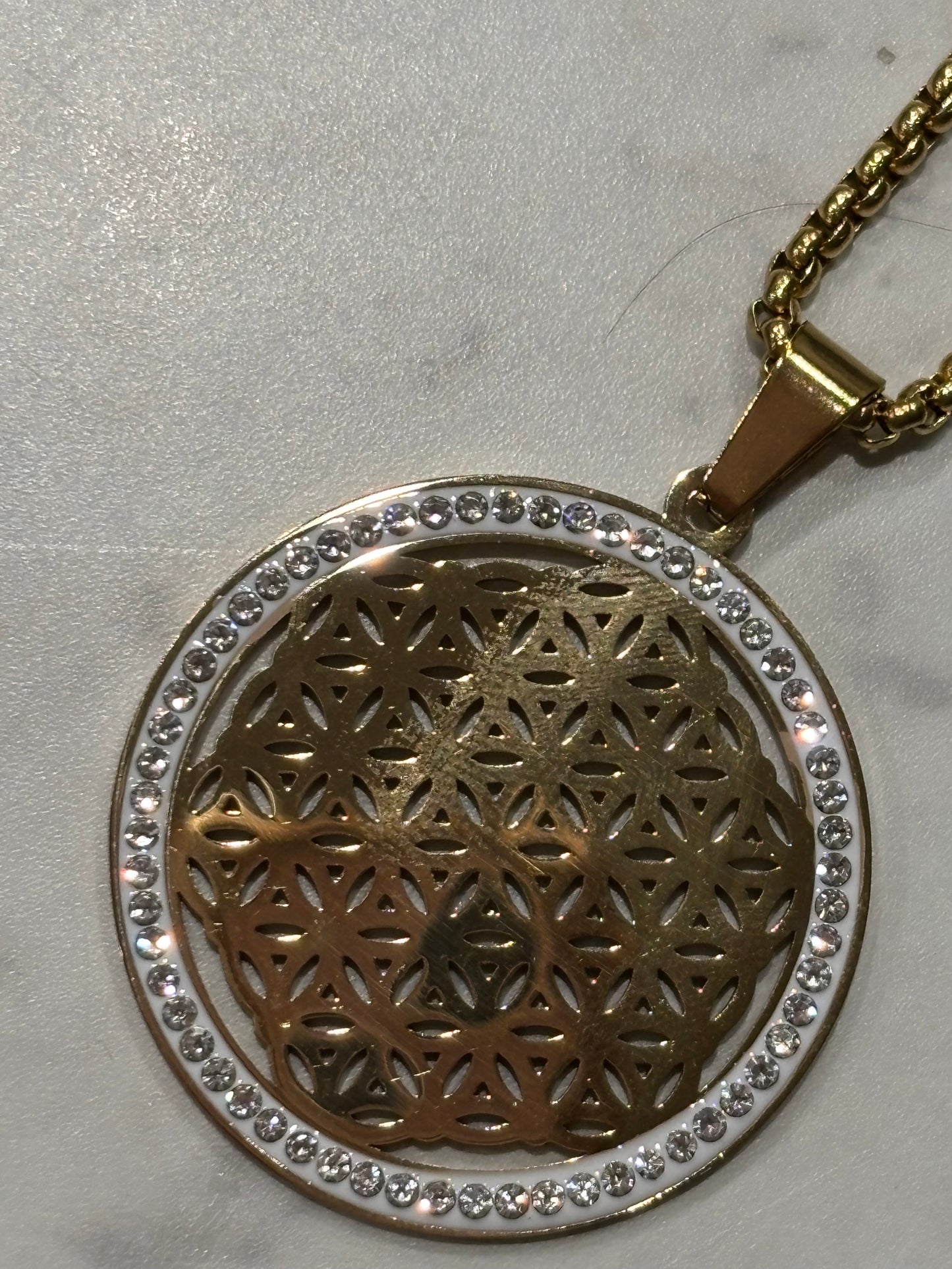 Gold Flower of Life Necklace