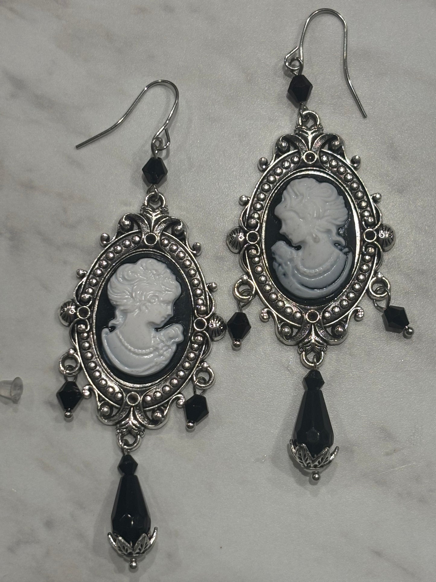 Vintage Gothic Queen Earrings