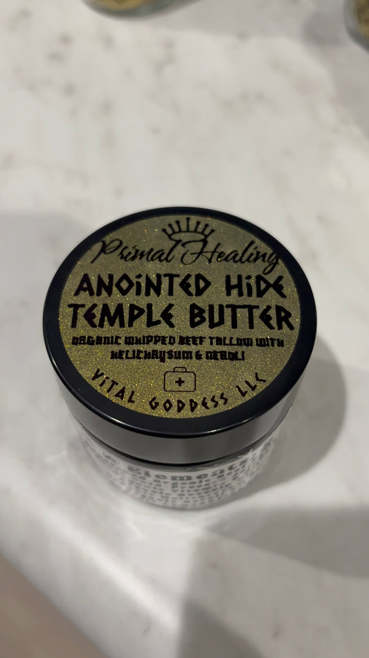 Primal Healing - Anointed Hide: Organic Tallow Temple Butter w/ Cedarwood